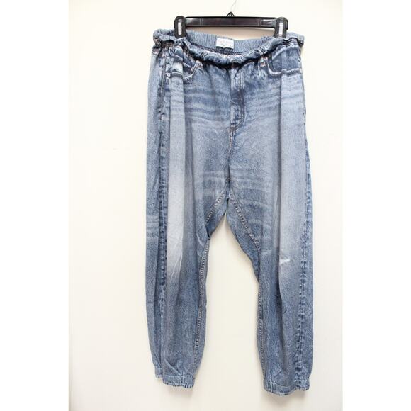 Rag & Bone Miramar Printed Jean Sweatpants Jogger Pants Size XXL - Picture 1 of 4